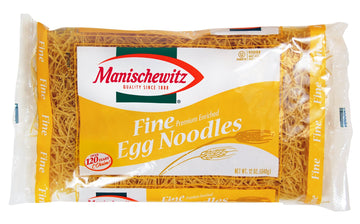Manischewitz Fine Egg Noodles, 12-Ounce Bags (Pack Of 12)
