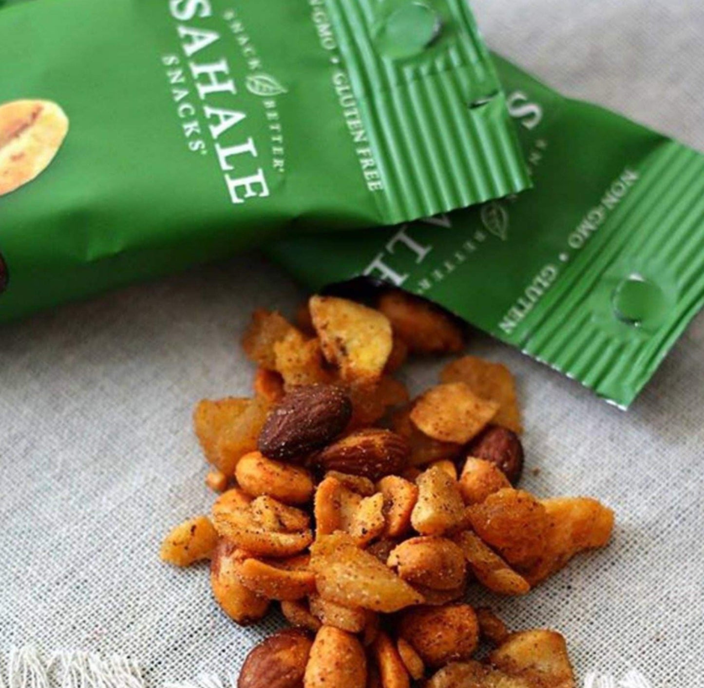 Sahale Snacks Mango Tango Almond Mix, 1.5 Oz., Pack Of 1     Nut Snacks In A Grab    N Go Pouch, No Artificial Flavors, Preserva
