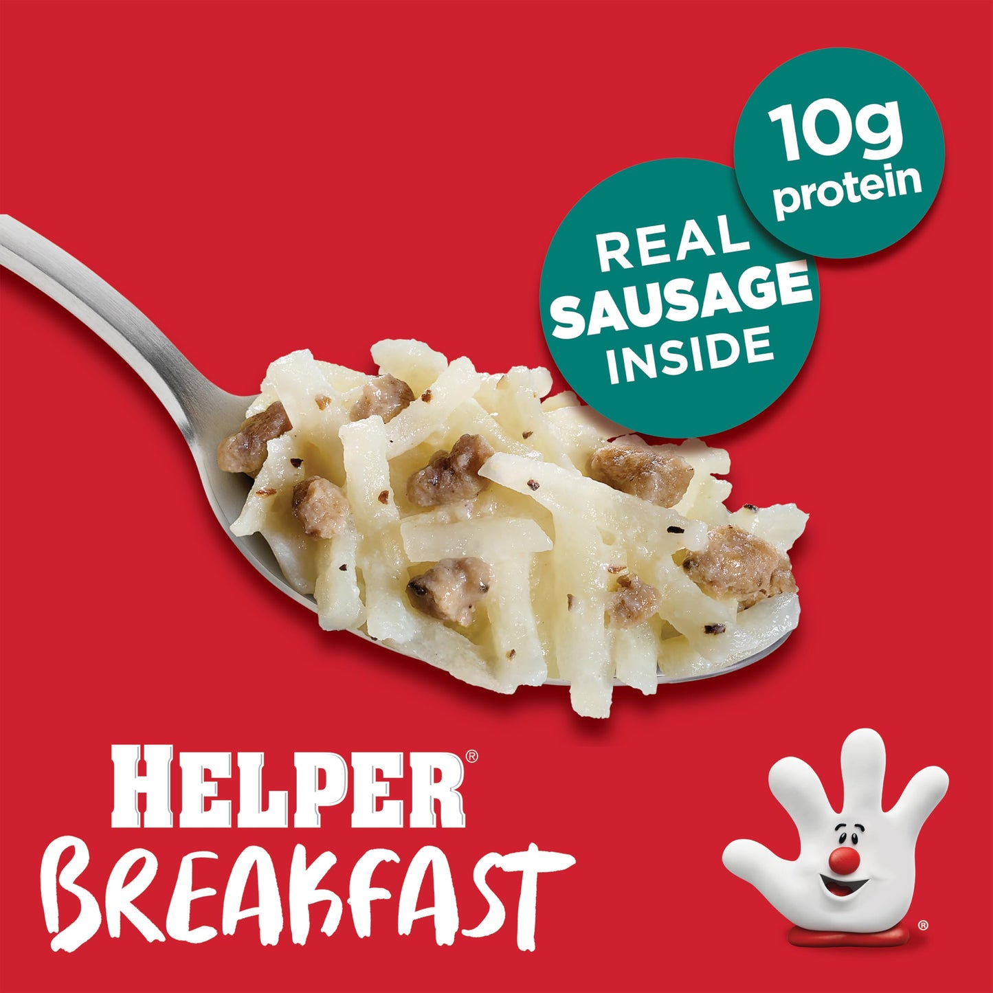 Hamburger Helper BREAKFAST Hashbrowns & Gravy Microwave Cup  2.3 oz (Pack of 6)