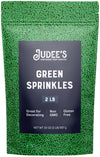 Judee'S Green Sprinkles 2 Lb - Gluten-Free And Nut-Free - Brighten Up Your Baked Goods - Great For Cookie And Cake Decoration -