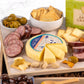 A Gift Inside Charcuterie Crate - Summer Sausage & Two Cheeses, 1 Count, Multi Color