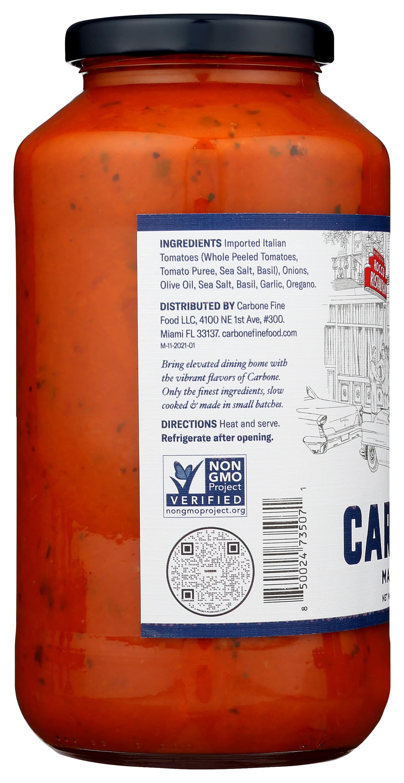 Carbone - Sauce Marinara - Case Of 6-32 Oz
