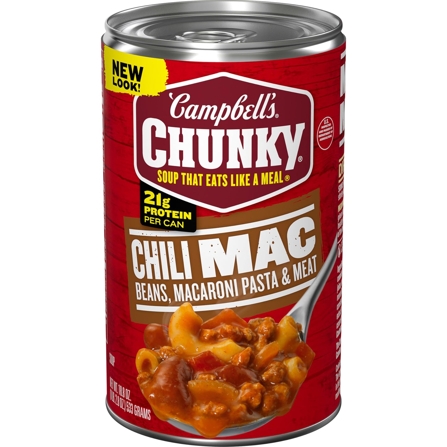 Campbells Chunky Soup, Chili Mac Soup, 18.8 Ounce Can