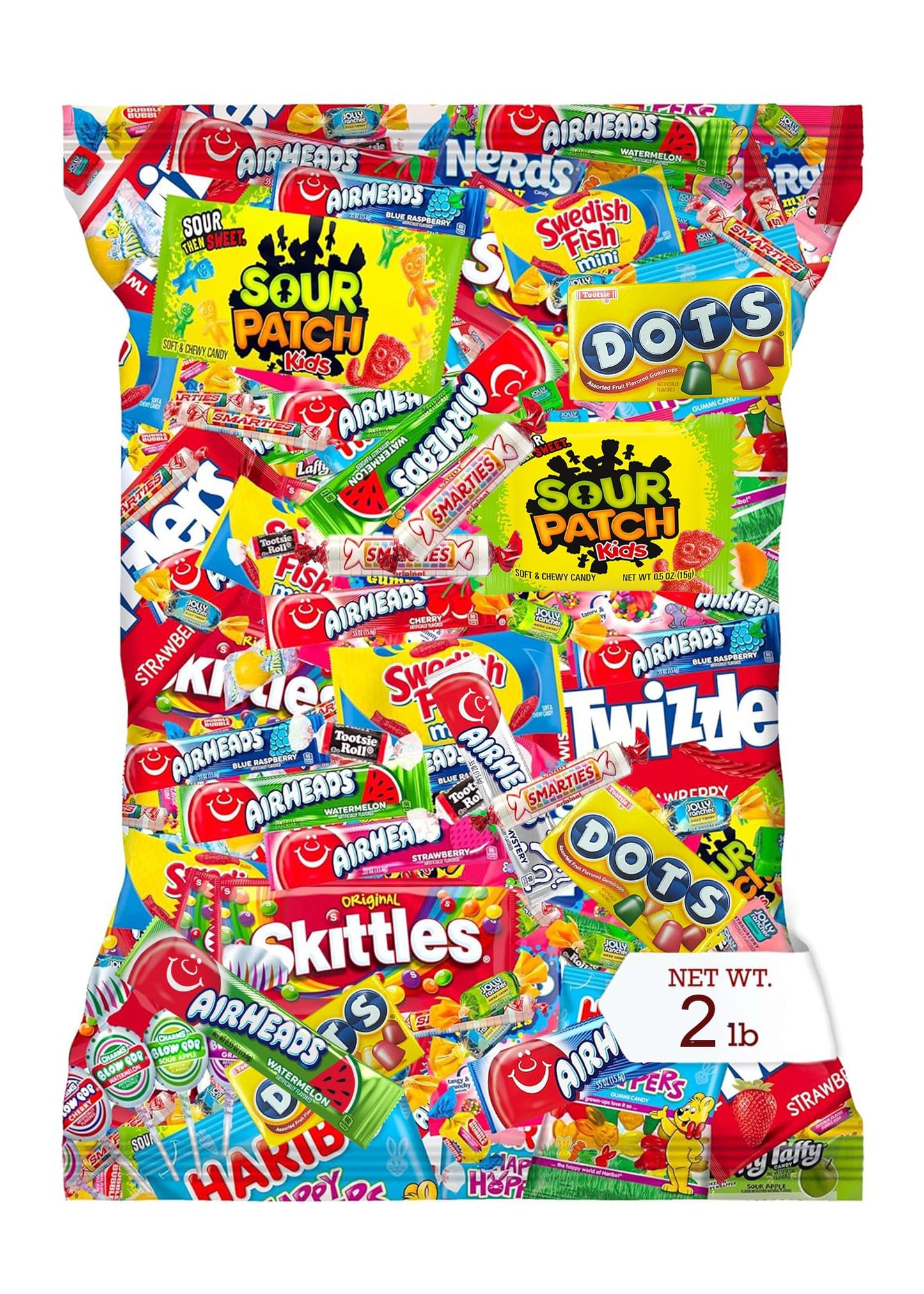 Bulk Candy Variety Pack - 2 lb Candy - CandyBulk Individually Wrapped Candies - Easter Candies - Pinata Filler Stuffers - Pinata