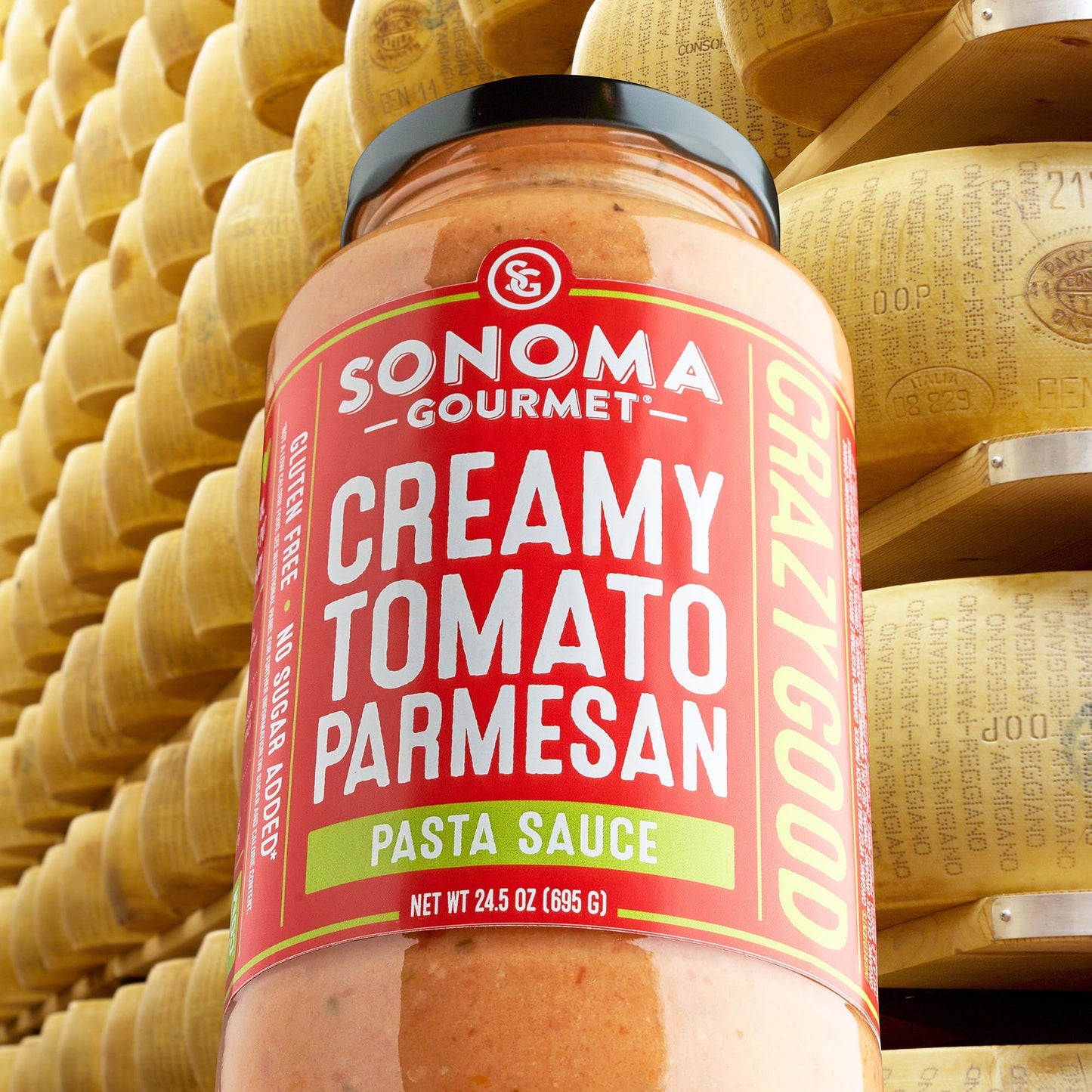 Sonoma Gourmet Creamy Tomato Parmesan (25oz Jar (Pack of 2)