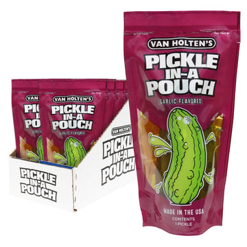 Van Holten'S Pickles - Jumbo Kosher Garlic Pickle-In-A-Pouch - 12 Pack