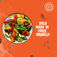 Pride Of India Everyday Seasoning 2.3 Oz (65 Gm) W/ Convenient Grinder Cap Tangy Spicy All Purpose Mixes |Himalayan Pink Salt Ga