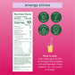 Bloom Nutrition Energy Drink Powder Packets  Sugar Free Energy Drink Mix with L-Theanine  B Vitamins & Natural Caffeine  On the Go Powder Sticks for Natural Energy  10 Calories (10 Pouches (Pack of 1)  Strawberry Watermelon)