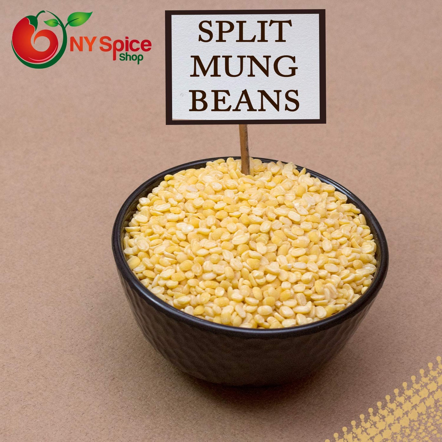 Ny Spice Shop Split Mung Beans - 1.5 Pound Yellow Mung Lentils - Split Mung Dal (Without Skin) - Moong Dal Beans - Protein & Fib