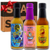 Hot Ones Hot Sauce Challenge Set - Season 28 Heat - Hot Sauces Gift Set - Variety Pack - Made with Natural Ingredients - Unique 