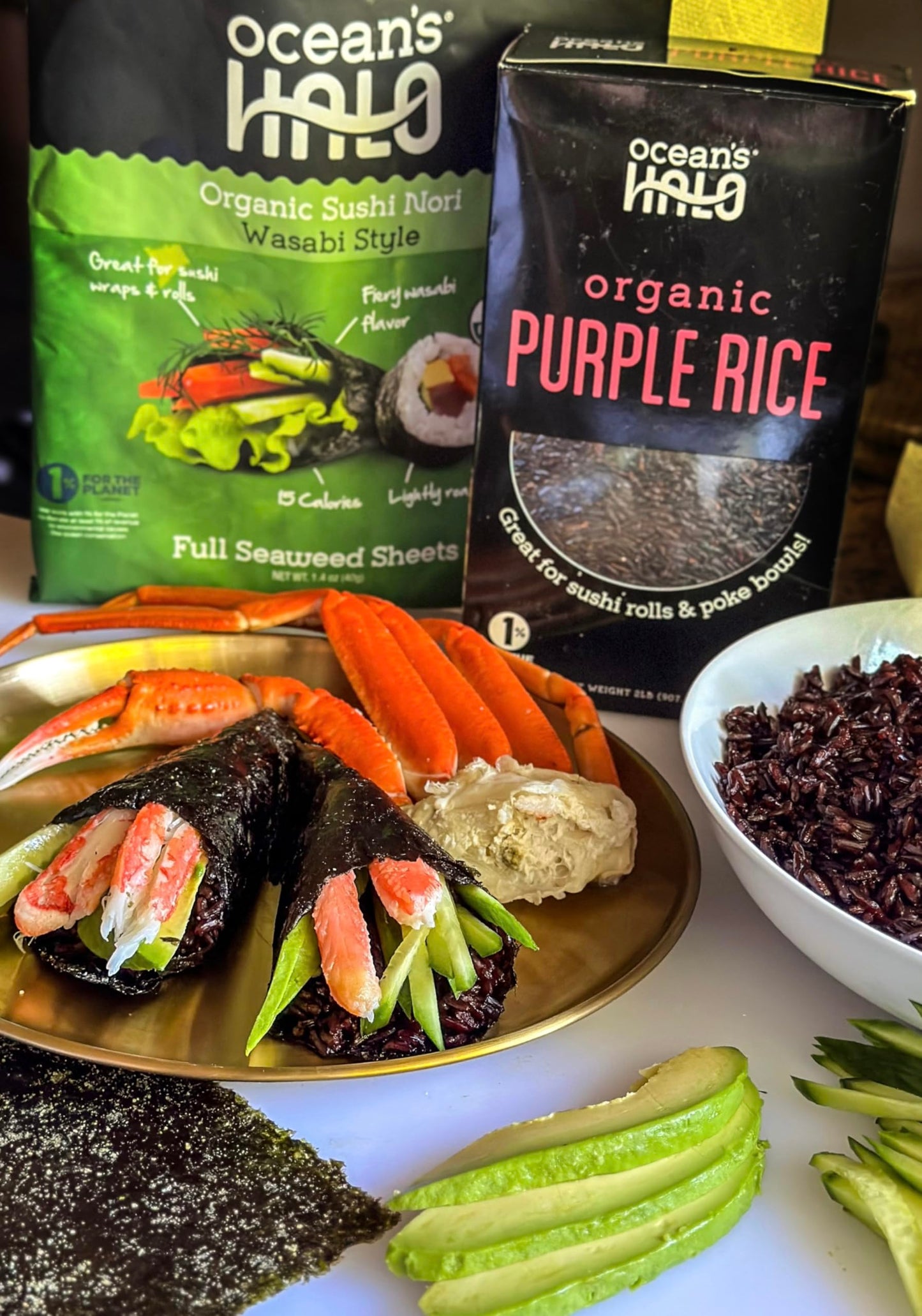 Oceans Halo Purple Rice, Organic, Vegan, Gluten-Free Ingredients, 32 Oz