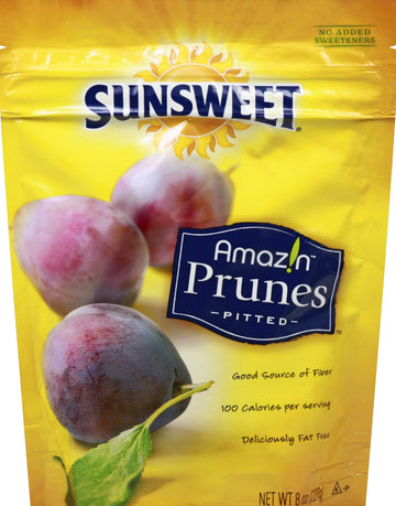 Sunsweet Amazin Prunes Pitted 8Oz (Pack Of 6)