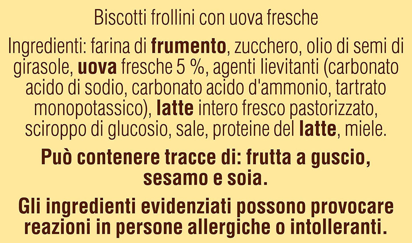 Mulino Bianco: Tarallucci Biscuits made with fresh eggs 12.3 Oz (350g) - Pack of 4 [ Italian Import ]