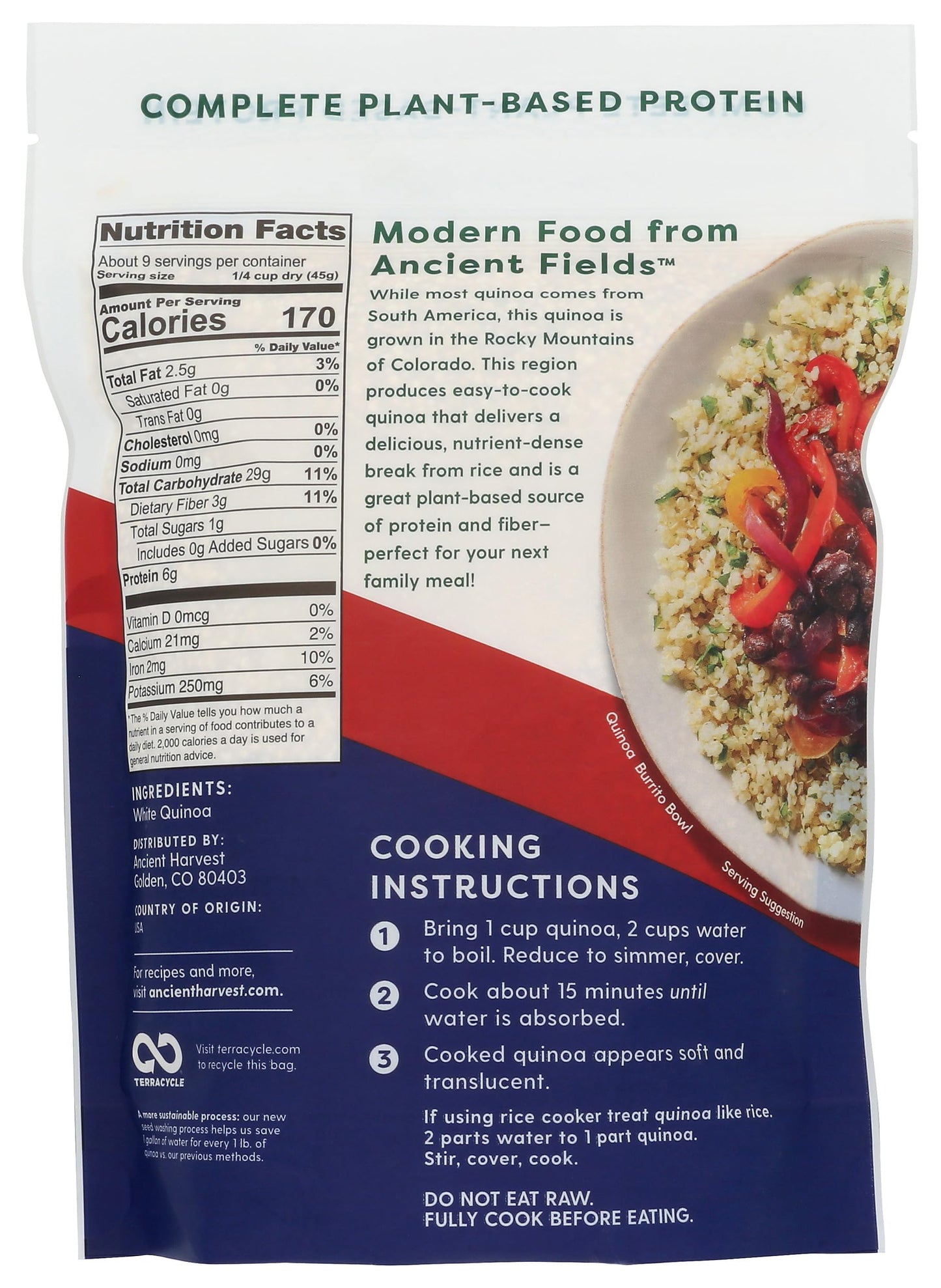 Ancient Harvest Traditional White Quinoa, 14.4 Oz