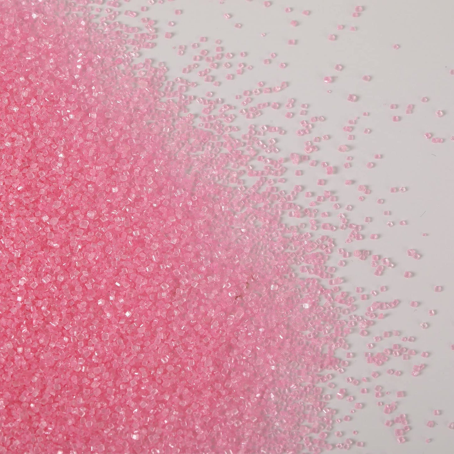 Kasvan Pink Sanding Sugar Sprinkles - Edible Sugar Crystals, Baking Cake Decorations, Ice Cream Toppings Cupcake Decorating, Wed