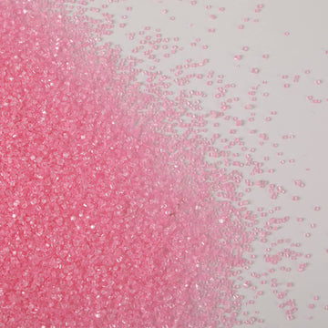 Kasvan Pink Sanding Sugar Sprinkles - Edible Sugar Crystals, Baking Cake Decorations, Ice Cream Toppings Cupcake Decorating, Wed