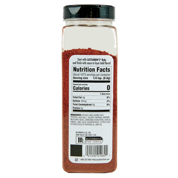 Cattlemen'S Chili Lime Rub, 22.75 Oz - One 22.75 Ounce Container Of Chili And Lime Rub Made Of Sea Salt, Chili Pepper, Garlic, A