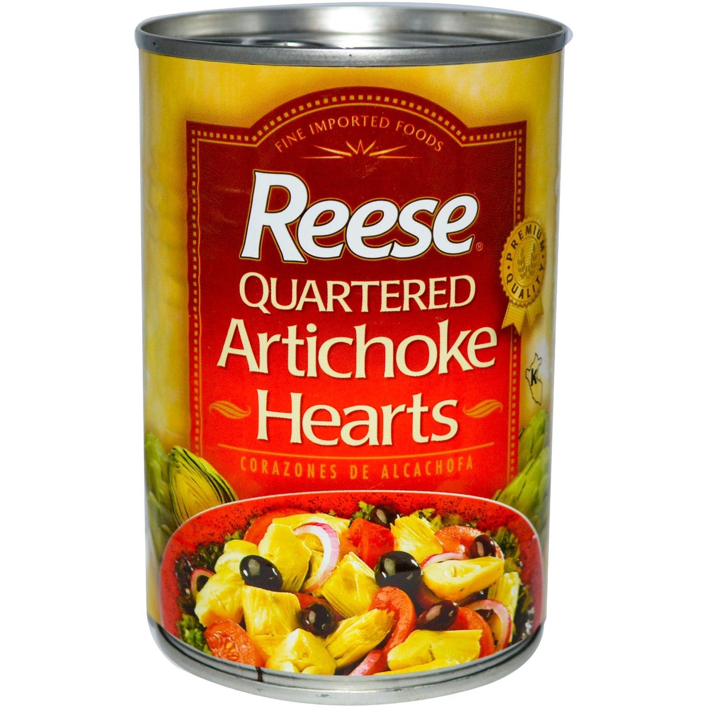 Reese Quartered Artichoke Hearts, 14-Ounce Cans, Pack of 12, Value Bulk Multi-pack