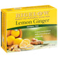 Bigelow Tea Lemon Ginger Herbal Tea, Caffeine Free, 80 Count Box, Model 31008