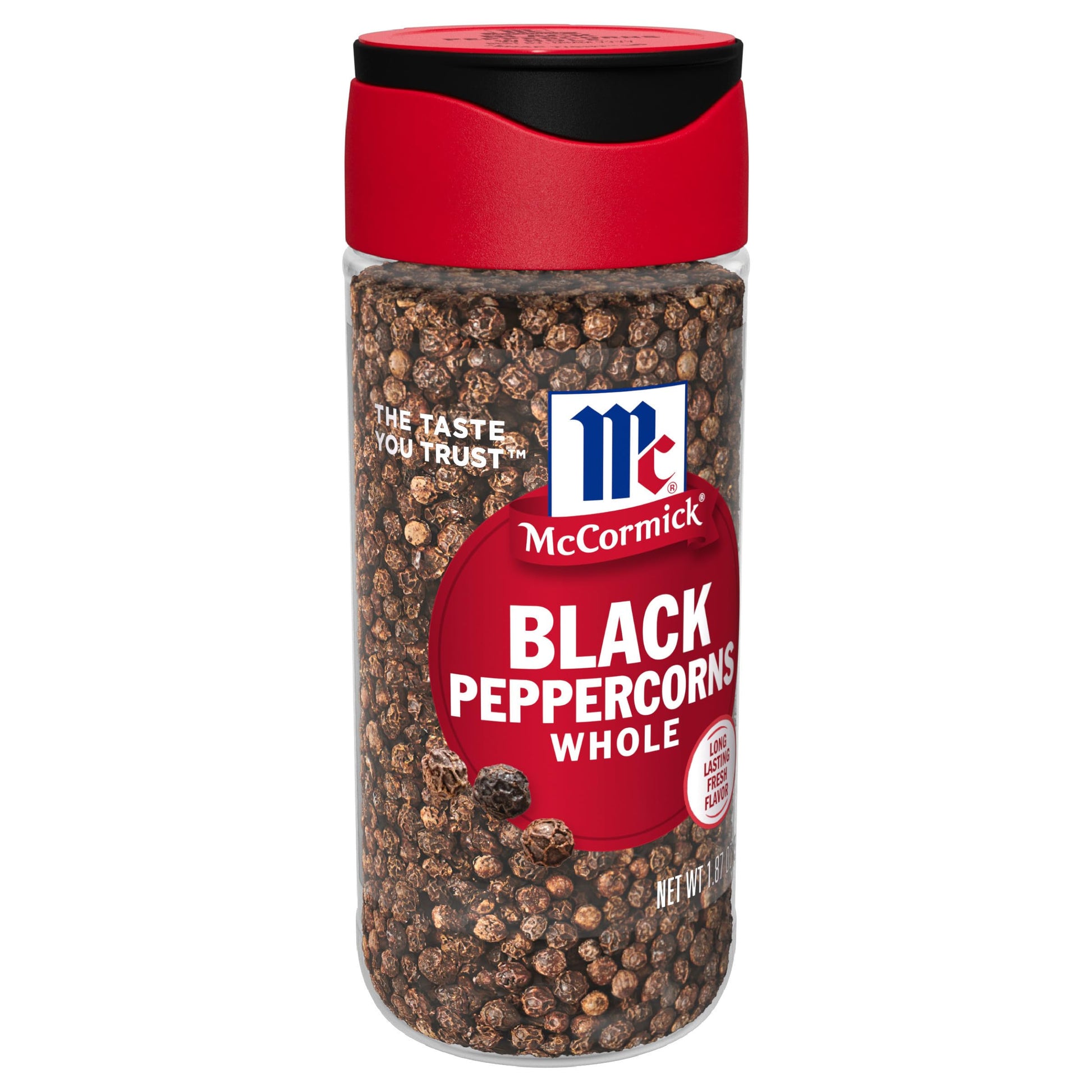 McCormick Whole Black Peppercorns, 1.87 Ounce, Pack of 1