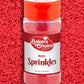 Bakers Choice Red Sprinkles For Baking - Jimmies Sprinkles For Ice Cream Toppings - Dairy Free, Kosher 2.8 Oz.