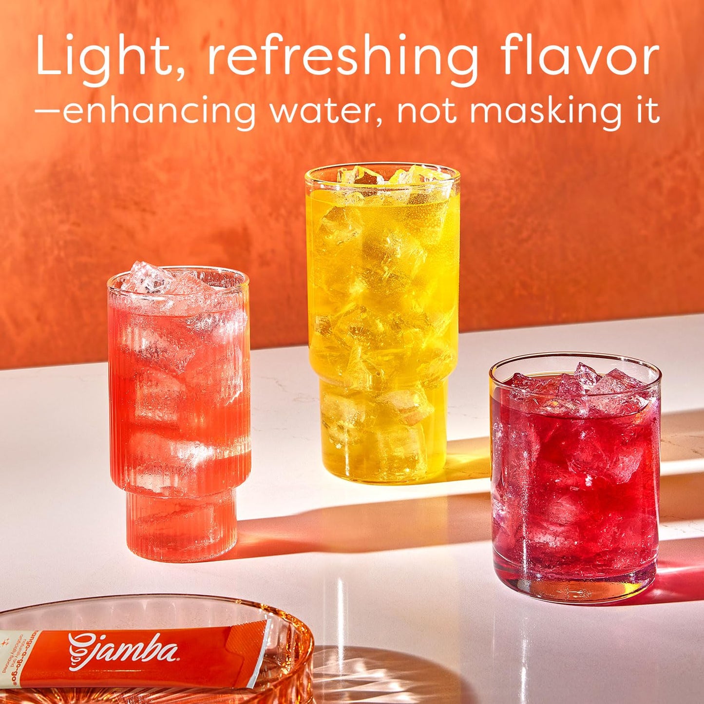 Jamba Singles To Go! Mango-A-Go-Go Smoothie-Inspired Powdered Drink Mix Sticks, 6-Count, 3G Energy (Green Tea, Ginseng, Guarana)