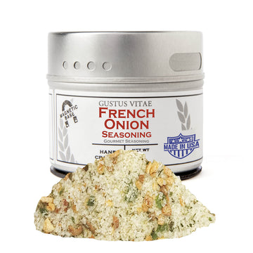 Gustus Vitae French Onion Seasoning | All Natural, Non GMO | 3 Ounce | Model SUVELAM