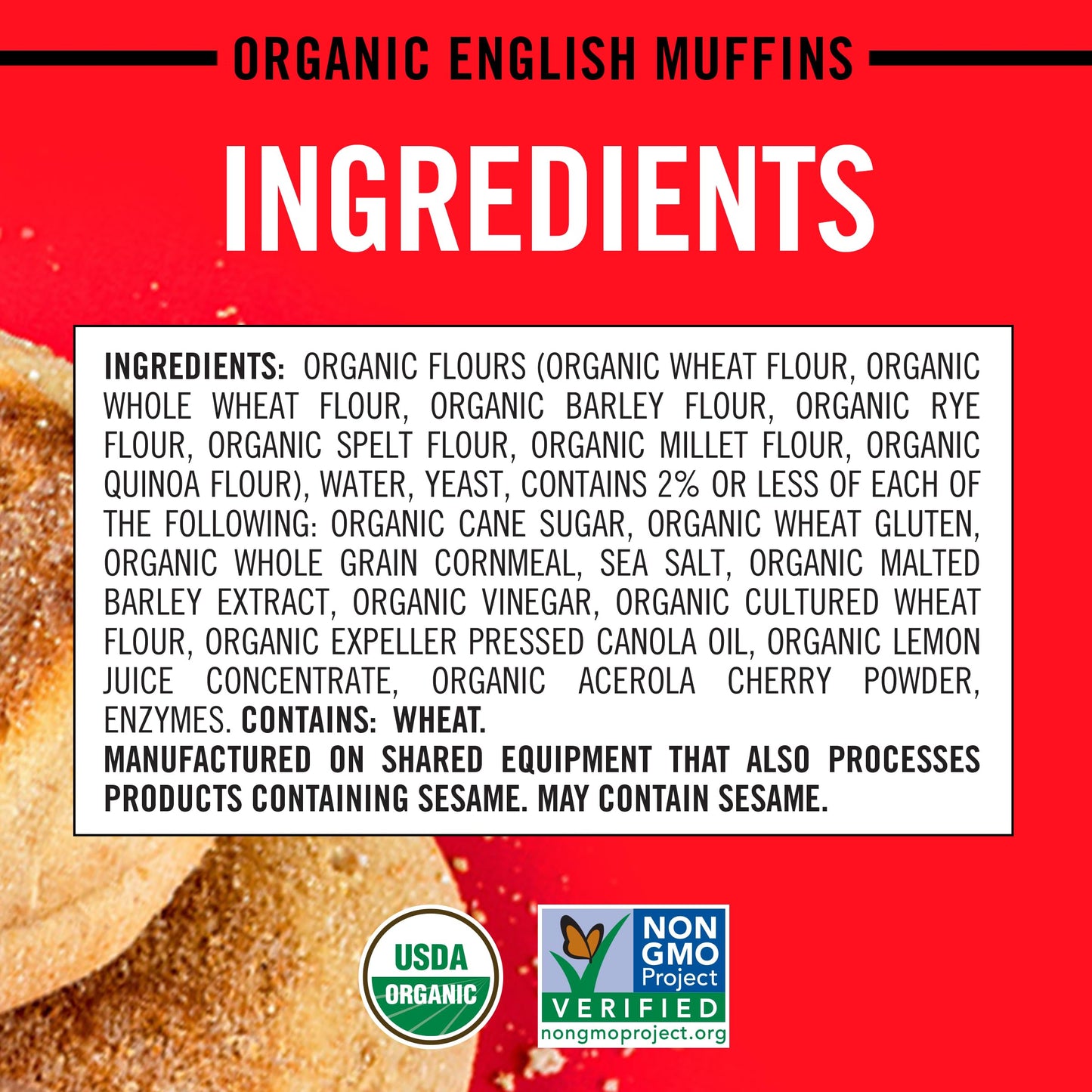 Daves Killer Bread Killer Classic English Muffins, Organic English Muffins, 6 Count