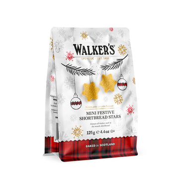 WALKERS Assorted Festive Shapes Cookies, 4.4 OZ