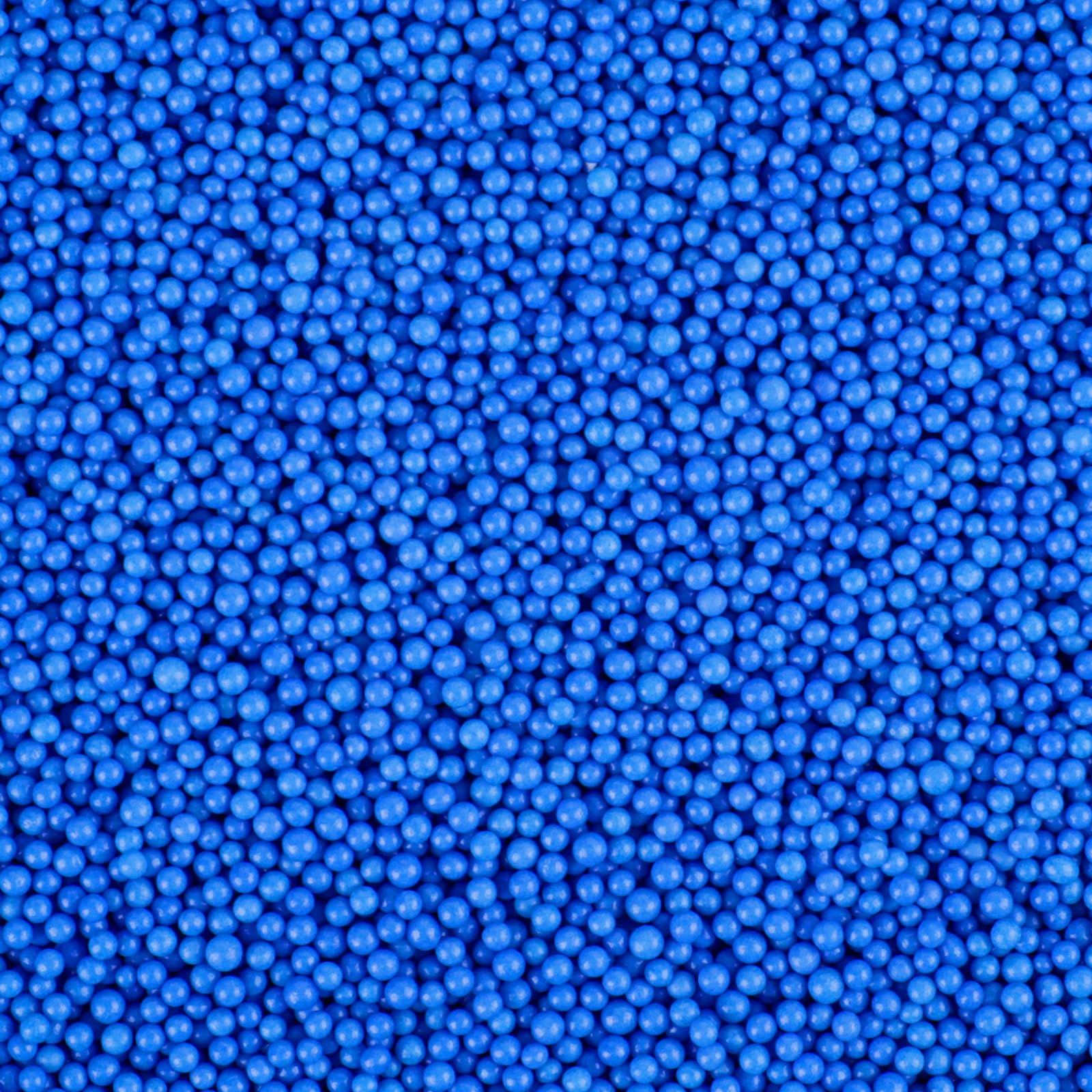 Blue Nonpareils Sprinkles - 2mm Edible Mini Pearl Sprinkles for Cake Decorating, Cupcake, Cookie, Baking, Donuts, Ice Cream Topp