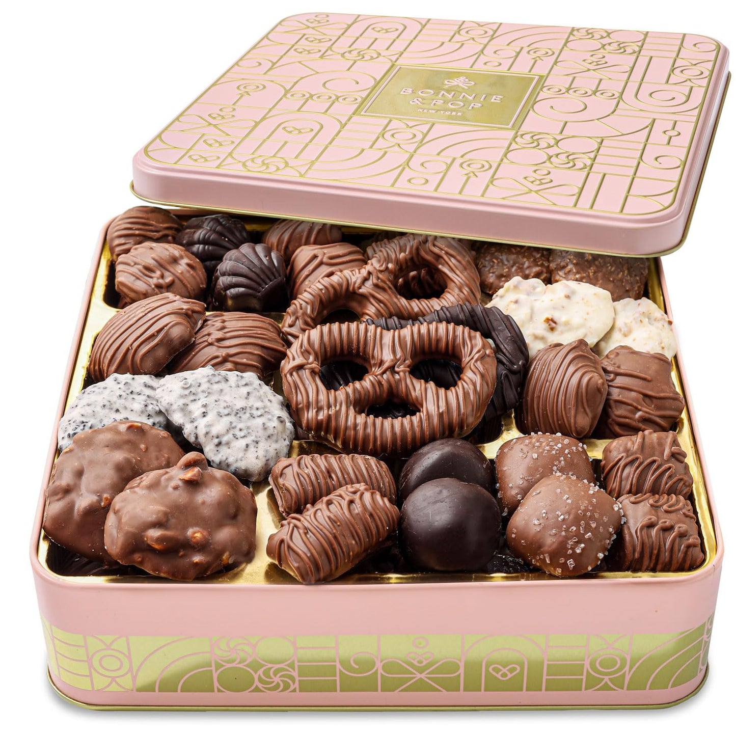 Chocolate Gift Basket for Women, Candy Gift Box for Woman, Gift Set for Mothers Day, Holidays, Her, Mom, Wife, Anniversary | Bon