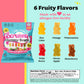 Scspirit-inspired flavormy Sugar Free Gummy Bears - 8 Bags, 1.8 Oz Each, Gluten-Free, Keto-Friendly, No Artificial Colors or Flavors