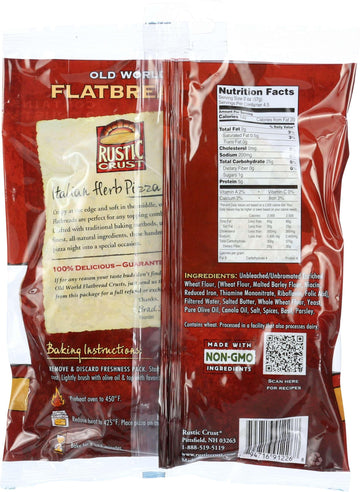 Rustic Crust Italian Herb Pizza Crust, 9 Oz