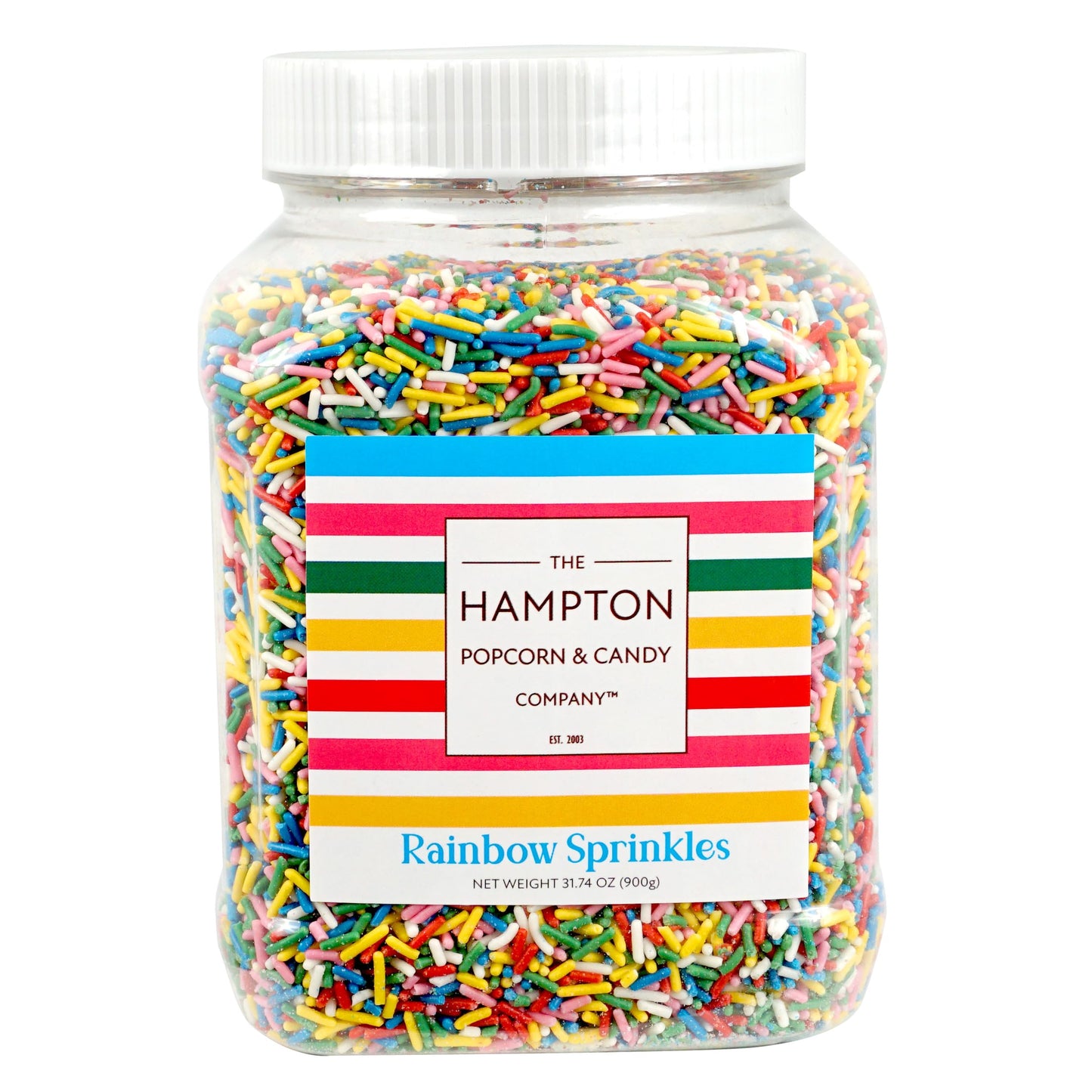 Rainbow Sprinkles Jimmies 1.98 Pounds Container, Sprinkles For Cake Decorating, Cake Sprinkles, Sprinkles For Baking, Ice Cream