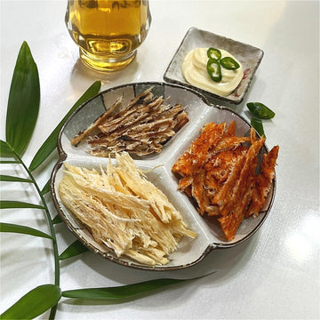 Jokuna - Korean Dried Squid - Soft And Chewy Texture Squid (Spicy, Butter, Roasted) (Butter - 5 Pack)