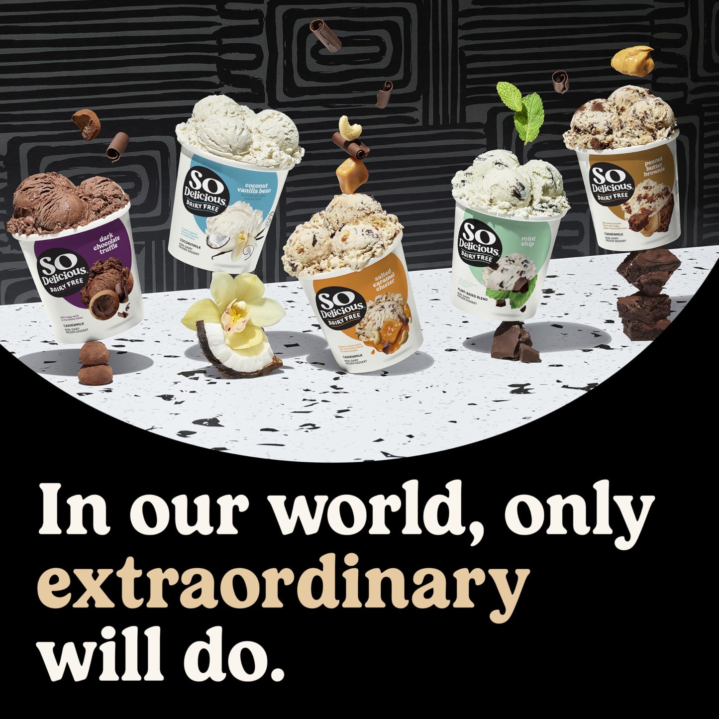 So Delicious Peanut Butter Brownie Cashewmilk Frozen Dessert, 1 Pt