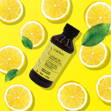 Lorann Oils Lemon Bakery Emulsion: Tangy Lemon Essence, Perfect For Amplifying Citrus Tones In Cakes, Cookies & Desserts, Gluten