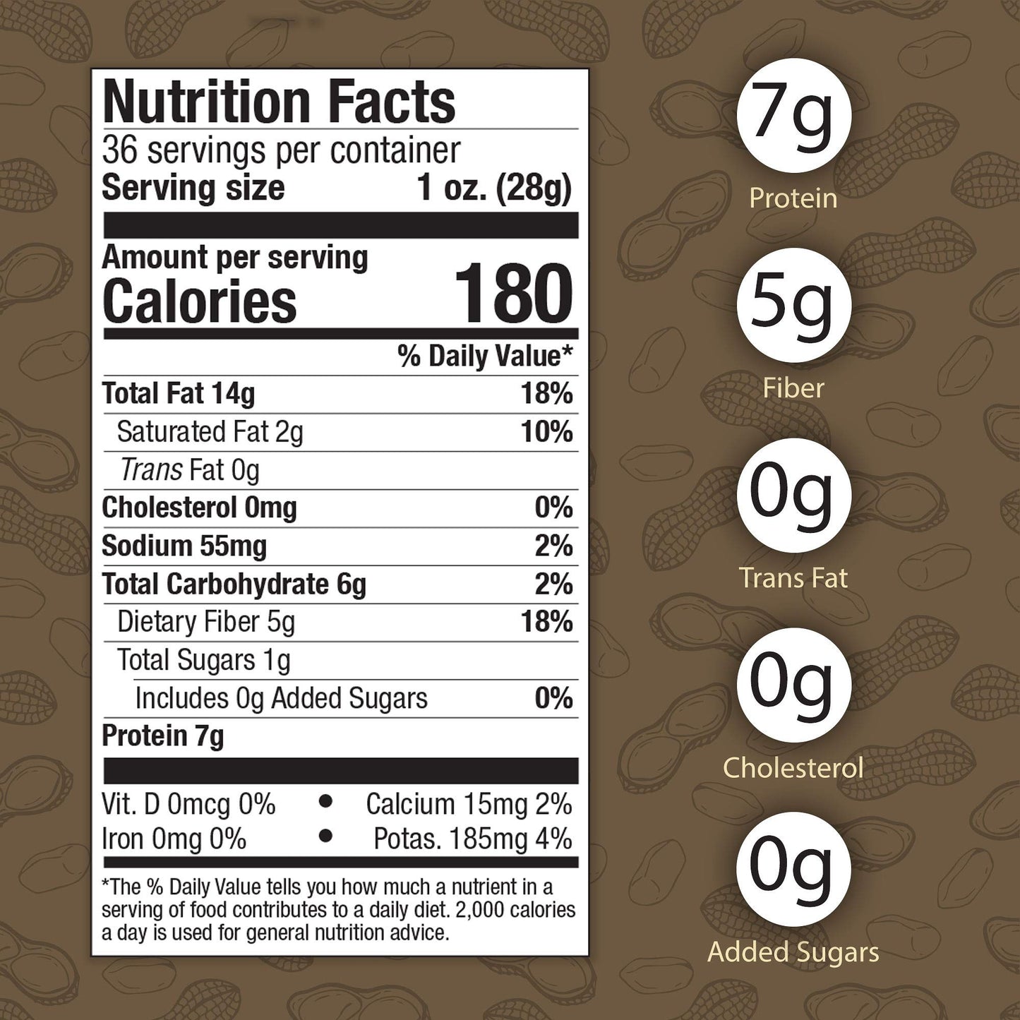 Virginia Diner Gourmet Extra Large Salted Peanuts, 36oz - Merry Christmas Salted