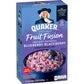 Quaker Instant Oatmeal, Fruit Fusion Blueberry Blackberry, Heart Healthy, 8.4 Oz, Pack of 6