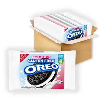 OREO Double Stuf Gluten Free Chocolate Sandwich Cookies, Gluten Free Cookies, 12 - 14.03 oz Packs