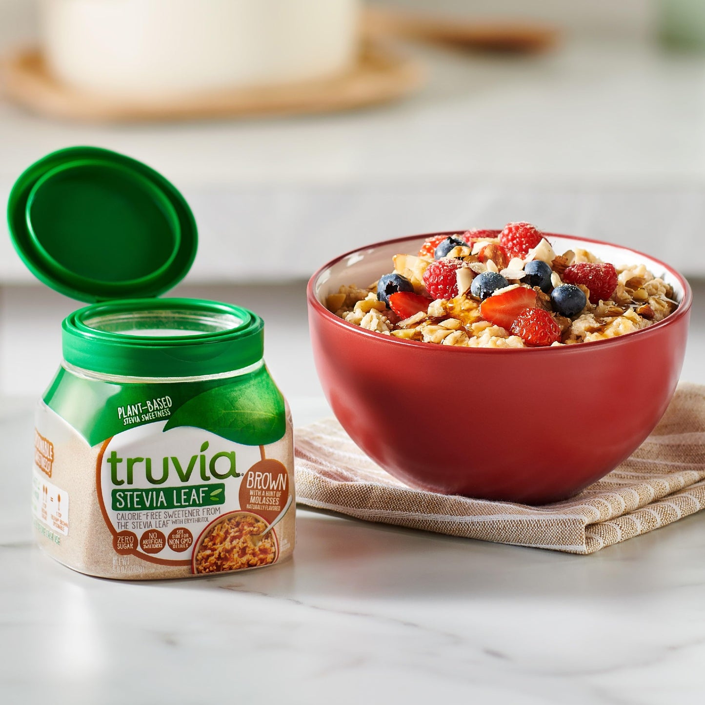 Truvia Calorie-Free Brown Spoonable Sweetener from the Stevia Leaf (9.8 oz Jar)