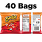 Cheetos Cheese Flavored Snacks, Crunchy, 1 Ounce (Pack Of 40)