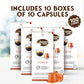 Espresso Italia Coffee Pods for Nespresso Original Line, Ultra Strong Intensity, 10 Count Pack, Coffee