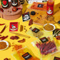 Thoughtfully DIY Hot Sauce Set, 24 Piece, Includes 5 Pepper Varieties, Red