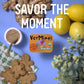 VerMints Organic Breath Mints GingerMint - Real Ginger Flavored Candies - Travel Size Tin - Non-GMO, Nut Free, Gluten Free, Vega