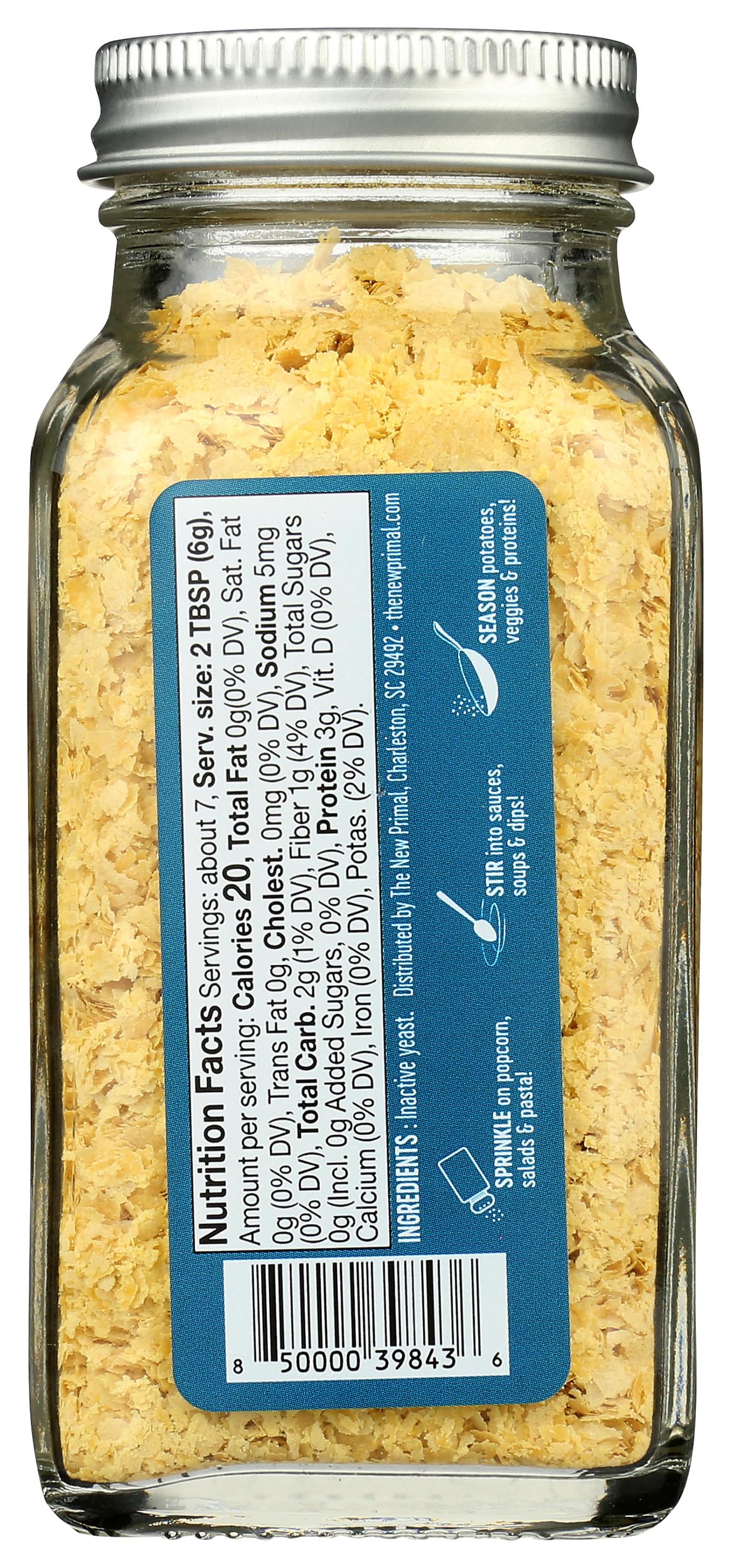 The New Primal THE NEW PRIMAL Original Nutritional Yeast, 1.4 OZ