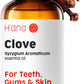 Hana Clove Oil For Tooth Aches & Pain - 100% Pure And Natural Clove Essential Oil - Therapeutic Grade Clove Oil Essential Oil -