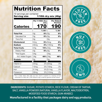 Judee'S Gluten Free Angel Food Cake Mix - 1Lb - Easy To Bake - Light And Fluffy Baking Mix - Delicious And 100% Gluten-Free - Id