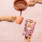 Elements Truffles Rose Essential Oil Hot Chocolate - Heavy Metal Tested- All-Natural, Handmade Hot Chocolate Mix - Uses Ecuadorian, Fair Trade, Organic Cacao Powder - Vegan Hot Cocoa Mix - 8 Oz