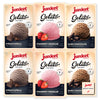 Junket Gelato Mix: Stracciatella (Vanilla Chocolate), Dark Chocolate, And Strawberry Cheesecake, Homemade Gelato Ice Cream Mix For Ice Cream Maker Or Stir By Hand, Start To Finish In Minutes, 4 Ounce Box, Yields 1 Quart Gelato (Variety Pack Of 6)